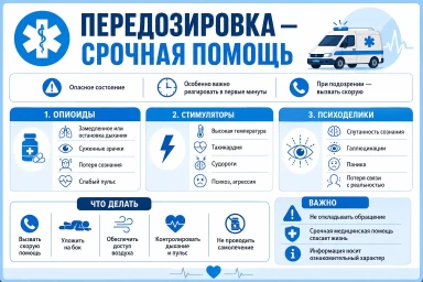 Помощь при передозировке в Краснослободске