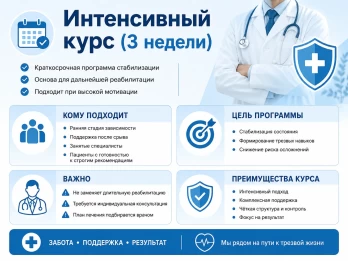 Реабилитация за 21 день в Краснослободске
