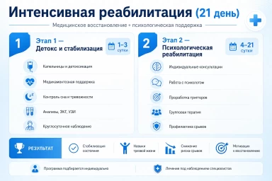 Реабилитация за 21 день в Краснослободске